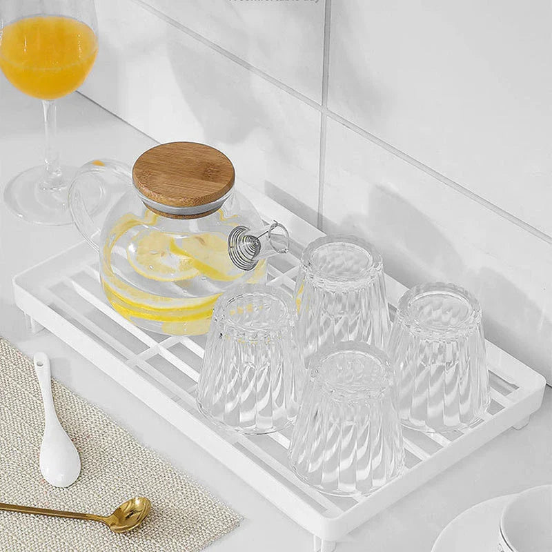 Versatile desktop storage organiser made of durable ABS plastic, featuring adjustable height and multi-level design for efficient organisation of office and home items.