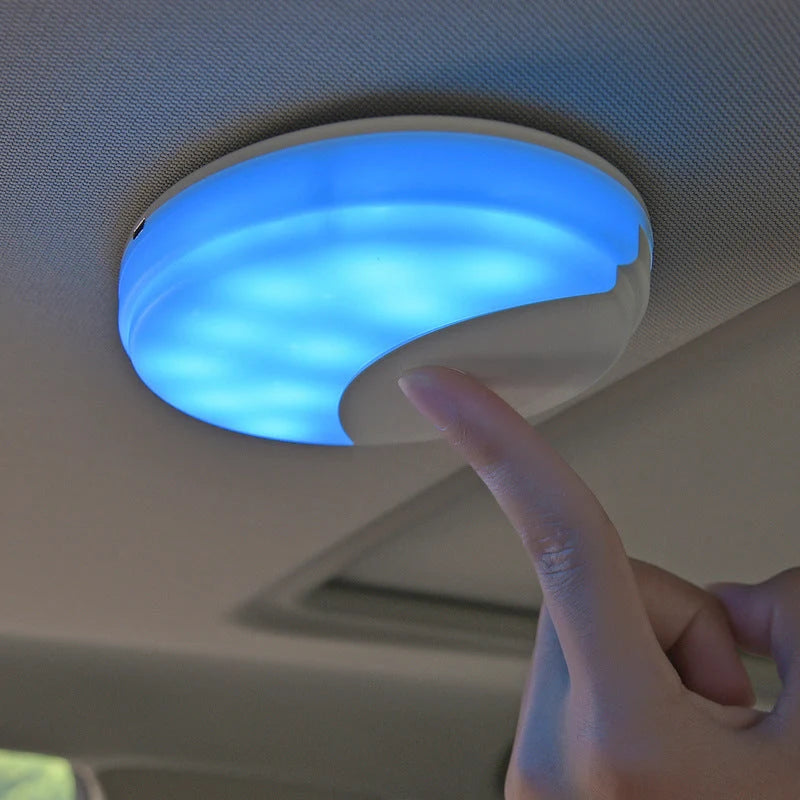 LED two-colour patting light with magnetic base for easy installation
