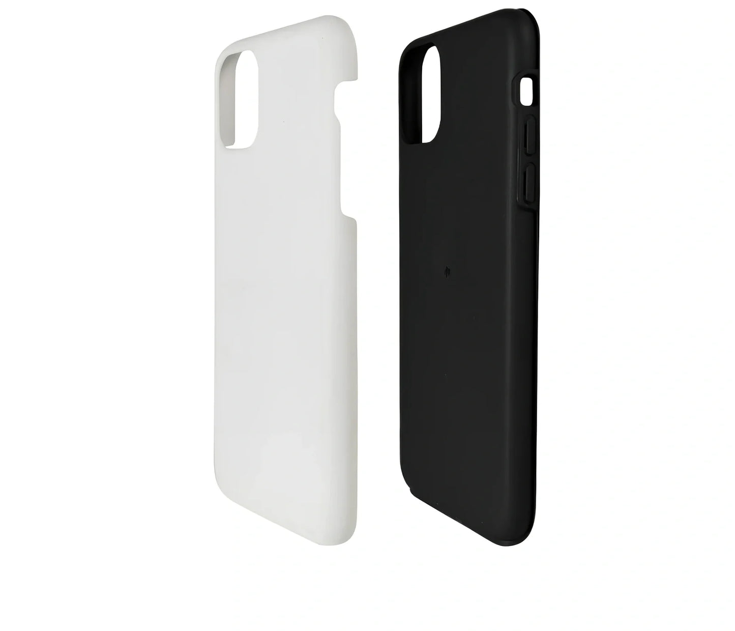 Custom printed snap phone case with dye-sublimation coating showing complete edge coverage and sharp design details