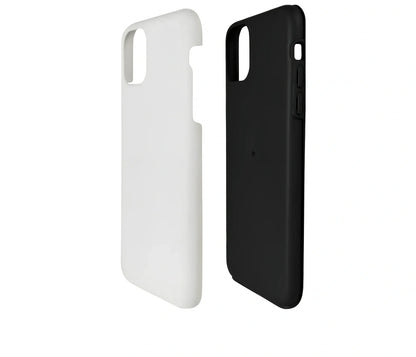 Custom printed snap phone case with dye-sublimation coating showing complete edge coverage and sharp design details