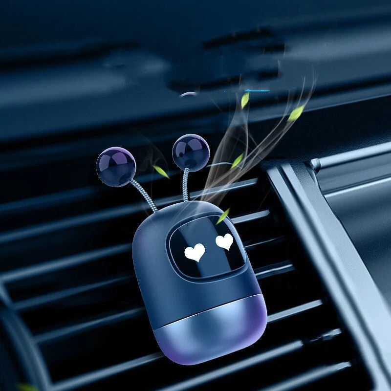 Vibrato Blasting Artifact Air Outlet Robot Car Aromatherapy in various expressions