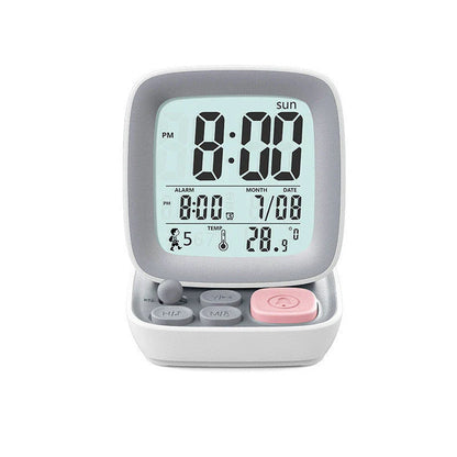 LED Cartoon Alarm Clock for Children with Silent Luminous Display