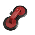 Black or red burger press with 20x10cm round mould for making uniform patties