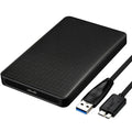 Black grid pattern USB3.0 mobile hard disk box for 2.5 inch SATA HDD SSD
