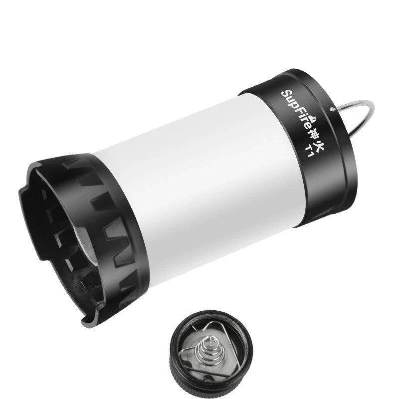 Multi-function LED rechargeable camping light in white, super bright for outdoor use