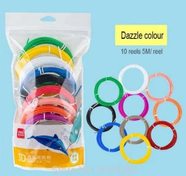 3D Printing Pen with LED display for temperature adjustment, compatible with ABS and PLA filaments