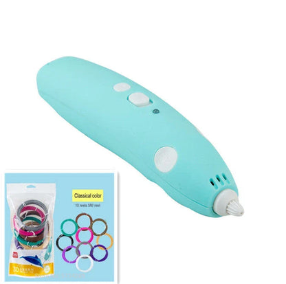 3D Printing Pen with LED display for temperature adjustment, compatible with ABS and PLA filaments