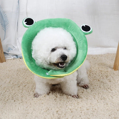 Coral fleece pet protection collar for small animals in various colors and sizes