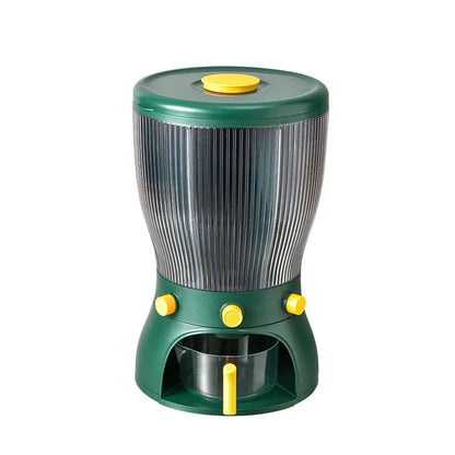 Multifunctional rotating food storage box with lid, moisture and insect proof