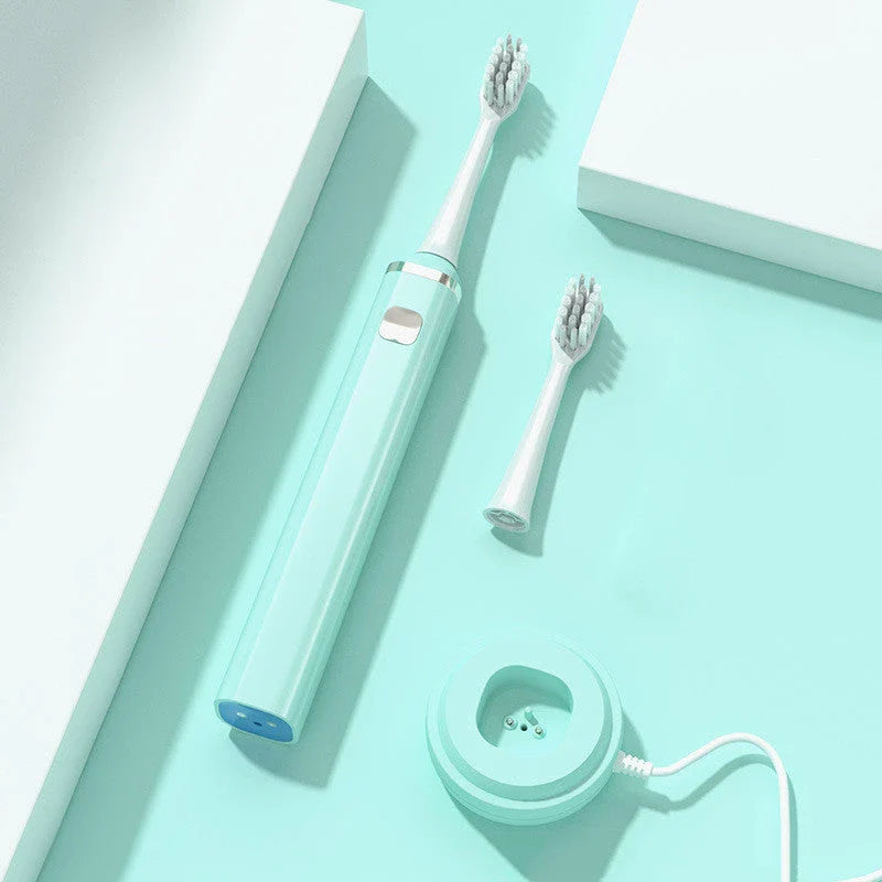 Jstyle Rechargeable Waterproof Sonic Electric Toothbrush in various colours with dust cover