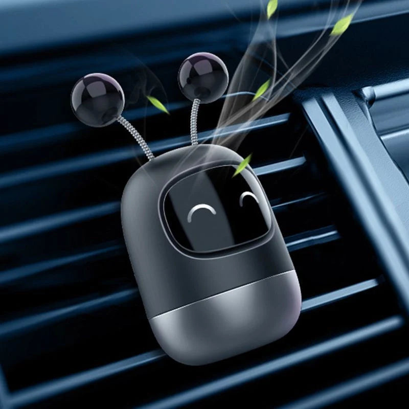 Vibrato Blasting Artifact Air Outlet Robot Car Aromatherapy in various expressions