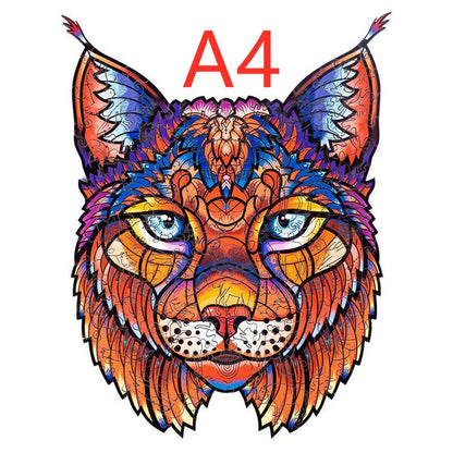 DIY wooden animal puzzles crafted from eco-friendly basswood, featuring various sizes and designs