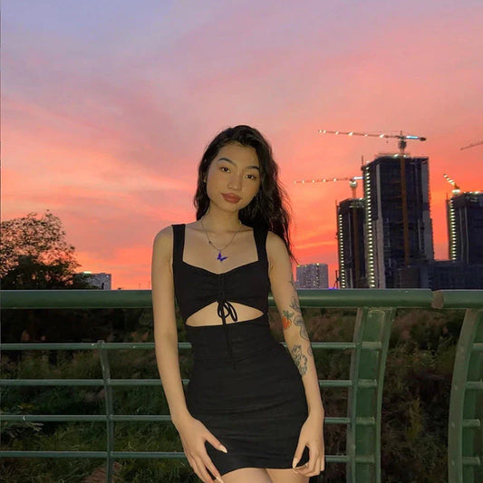 Elegant backless maxi dress with a slit hem, perfect for special occasions and formal events