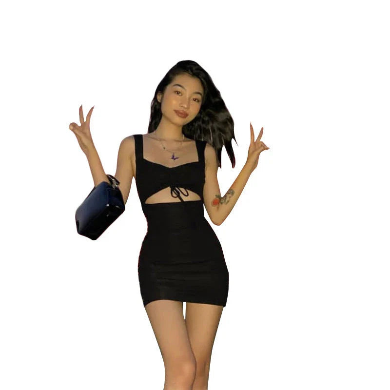 Elegant backless maxi dress with a slit hem, perfect for special occasions and formal events