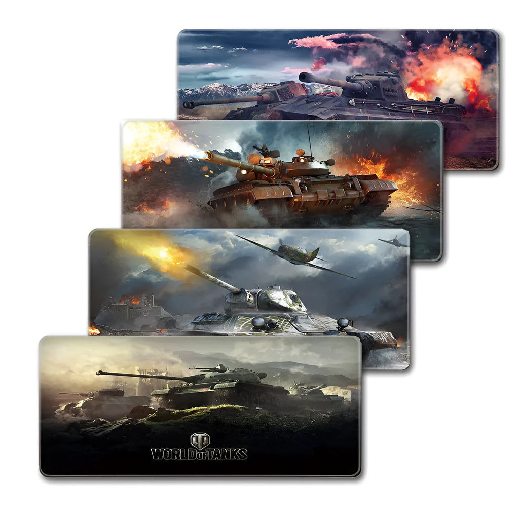Custom oversized gaming mouse pad with rubber base and cloth surface, non-slip desk mat