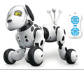 Smart robot dog electronic toy with remote control showing singing and dancing functions