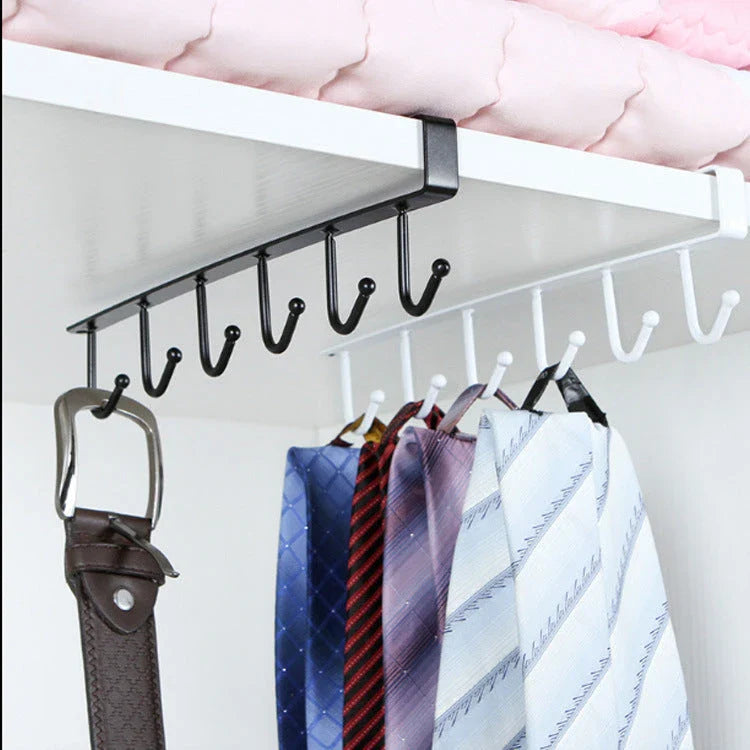 A stylish and durable wrought iron hook for versatile storage in the kitchen, wardrobe, or office - perfect for the modern Kiwi home.
