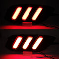 Car front beacon profile light for B T Civic with blackened acrylic shade