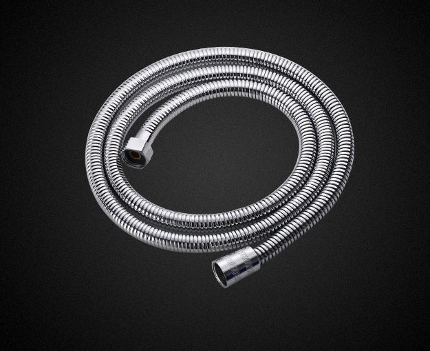 Colour-changing LED shower head with temperature sensor and high-pressure design