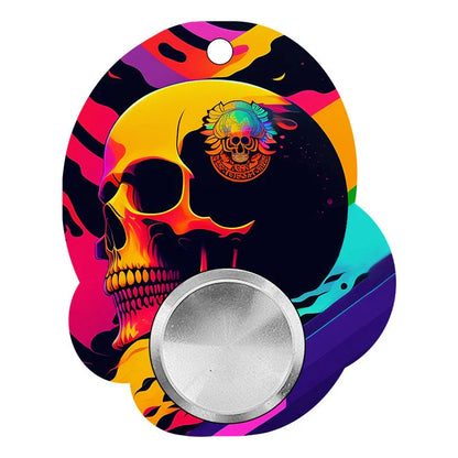 Original Puzzle Gyro Fidget Spinner Keychain for stress relief and focus improvement