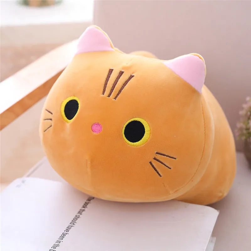 Large cartoon cat plush toy stuffed doll animal pillow cushion in multiple size and colour options