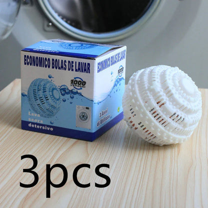 Reusable eco-friendly laundry balls made of TPR material with ceramic microspheres for effective, detergent-free washing