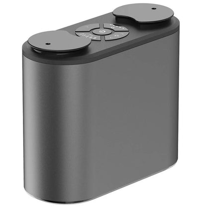 Rechargeable Double Sprinkler Essential Oil Expander in gun color, compact and efficient for large rooms