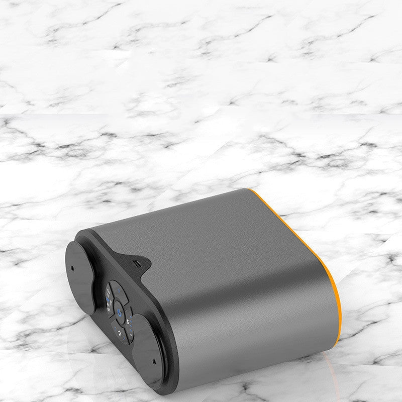 Rechargeable Double Sprinkler Essential Oil Expander in gun color, compact and efficient for large rooms