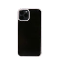 Black TPU anti-gravity phone case for iPhone 12 Pro Max with solid colour back cover