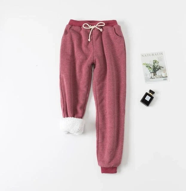 Lamb velvet padded sweatpants in various colours and sizes