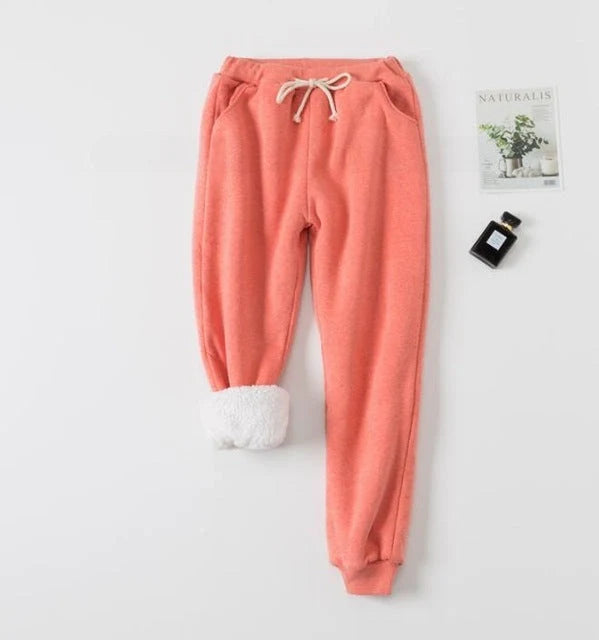 Lamb velvet padded sweatpants in various colours and sizes
