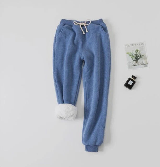 Lamb velvet padded sweatpants in various colours and sizes