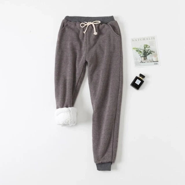 Lamb velvet padded sweatpants in various colours and sizes