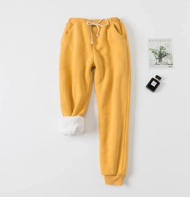 Lamb velvet padded sweatpants in various colours and sizes