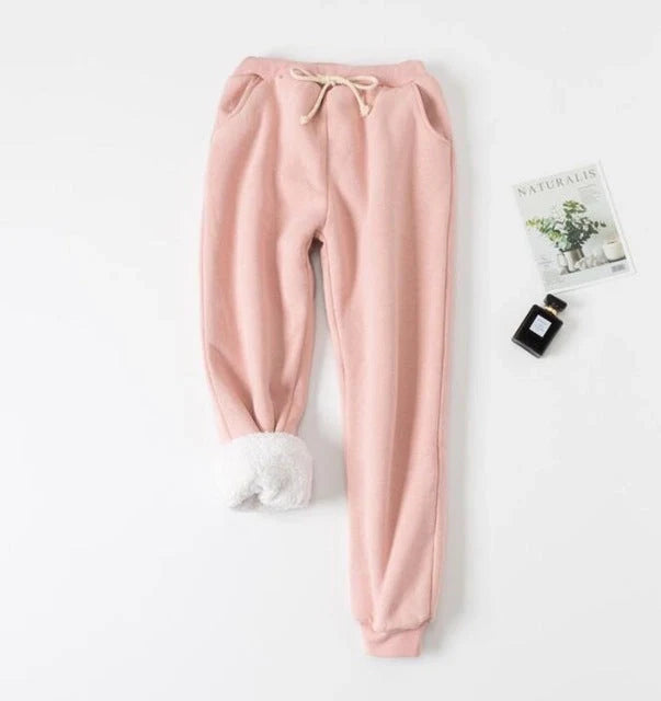 Lamb velvet padded sweatpants in various colours and sizes