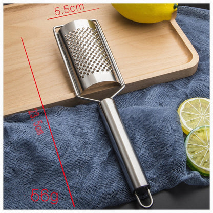 Stainless steel multi-functional kitchen grater set with four grating options