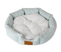 Blue warm winter pet cotton nest for cats and dogs in size S and M