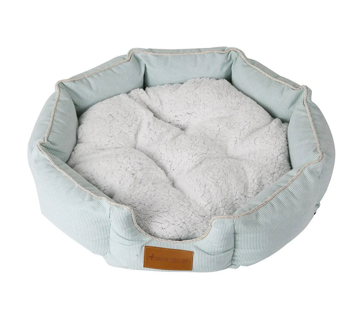 Blue warm winter pet cotton nest for cats and dogs in size S and M