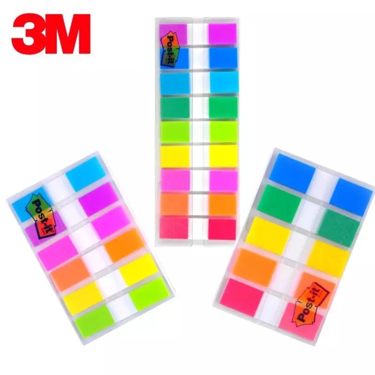 Plastic removable indicator labels in mixed colours showing 5cf, 6cf, and 9cf size options
