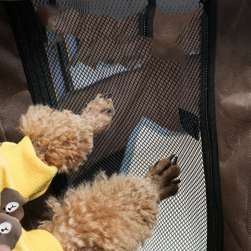 Removable pet house with detachable window and breathable net in various colors