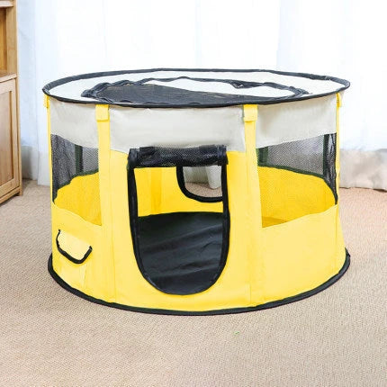 Removable pet house with detachable window and breathable net in various colors