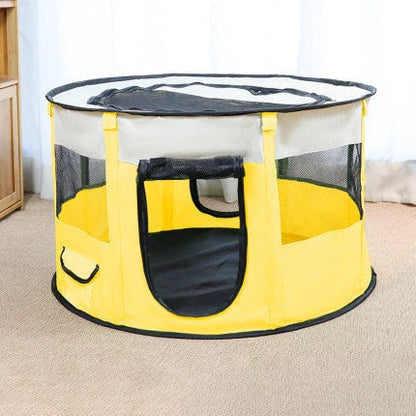 Removable pet house with detachable window and breathable net in various colors
