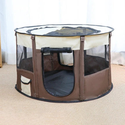 Removable pet house with detachable window and breathable net in various colors