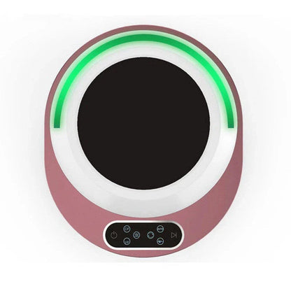 Ultrasonic mosquito repellent device in green and red, compact design for effective pest control