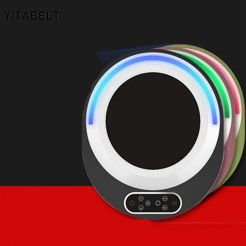 Ultrasonic mosquito repellent device in green and red, compact design for effective pest control