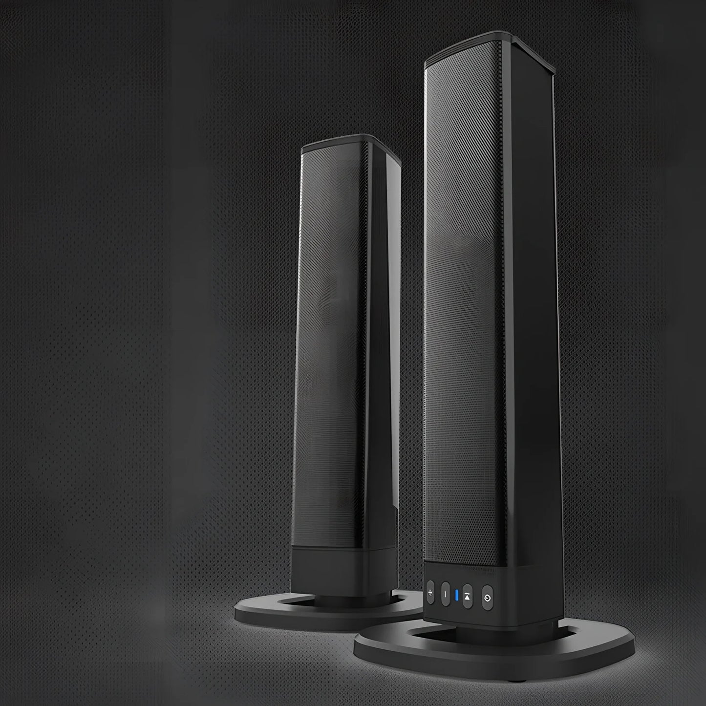 Black Card Combo Bluetooth TV speaker bar, 490x50x50mm, 1.2kg with remote and cables