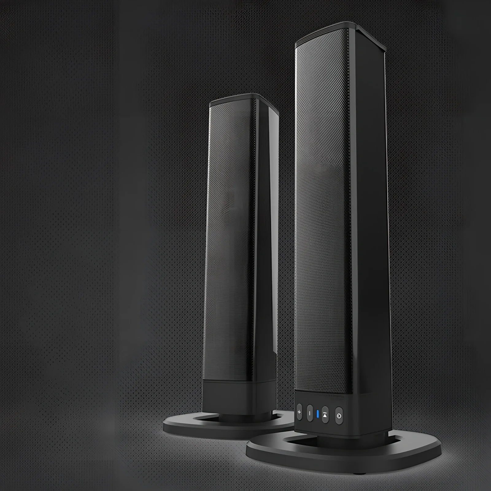 Black Card Combo Bluetooth TV speaker bar, 490x50x50mm, 1.2kg with remote and cables