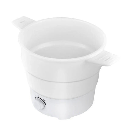 Compact mini noodle cooker with stainless steel body for dormitory and travel use