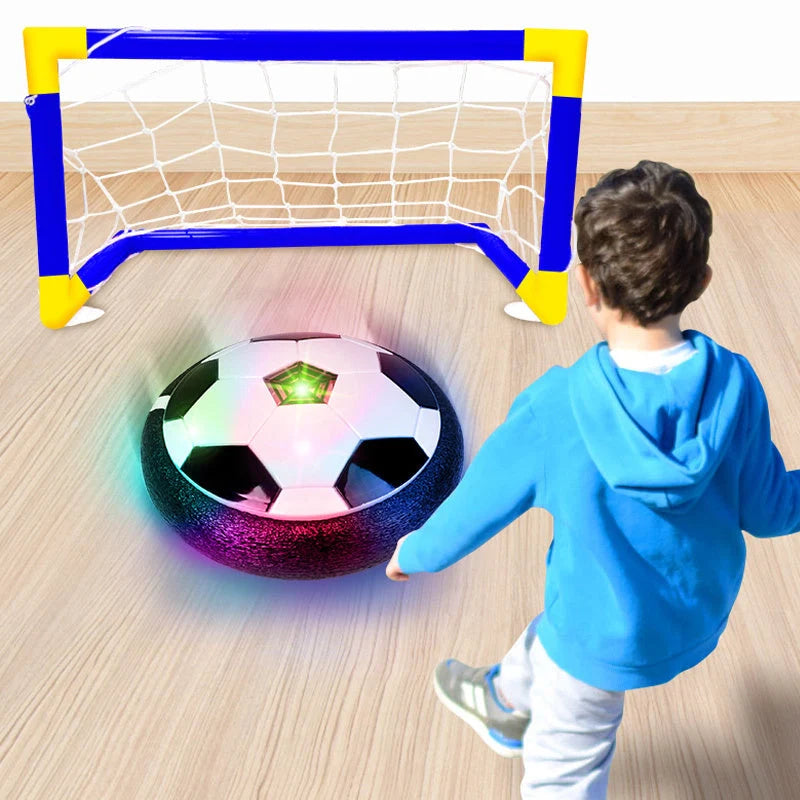 Air Power Hover Soccer Ball with colorful LED lights for kids