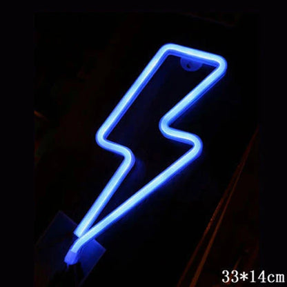 LED neon sign night light with USB and battery power options for home decoration